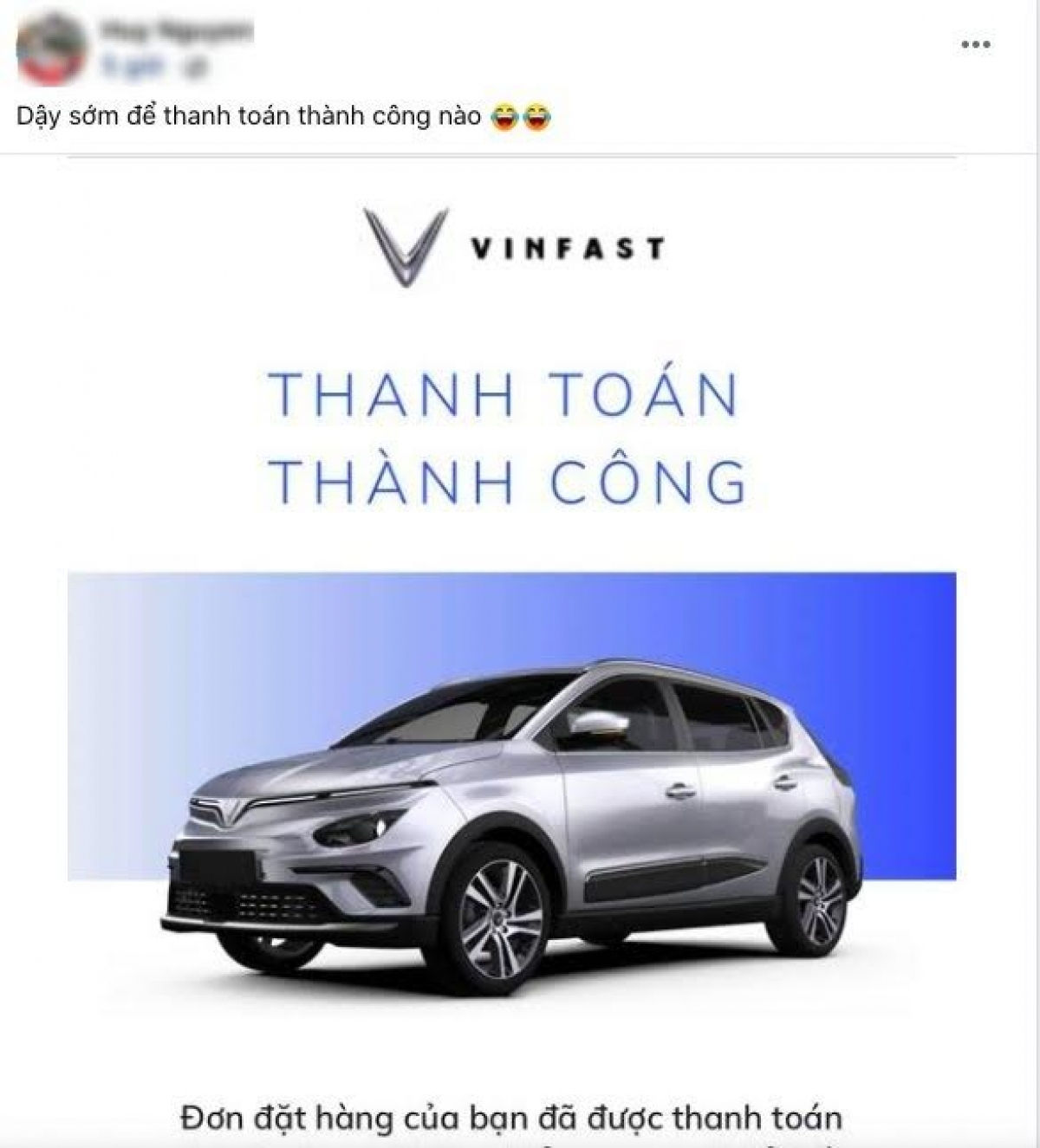 Làn sóng khách hàng khoe đặt hàng ô tô điện Vinfast thành công